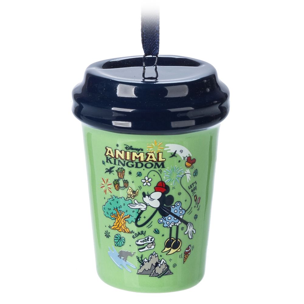 Minnie Mouse Starbucks Cup Ornament  Disney's Animal Kingdom
