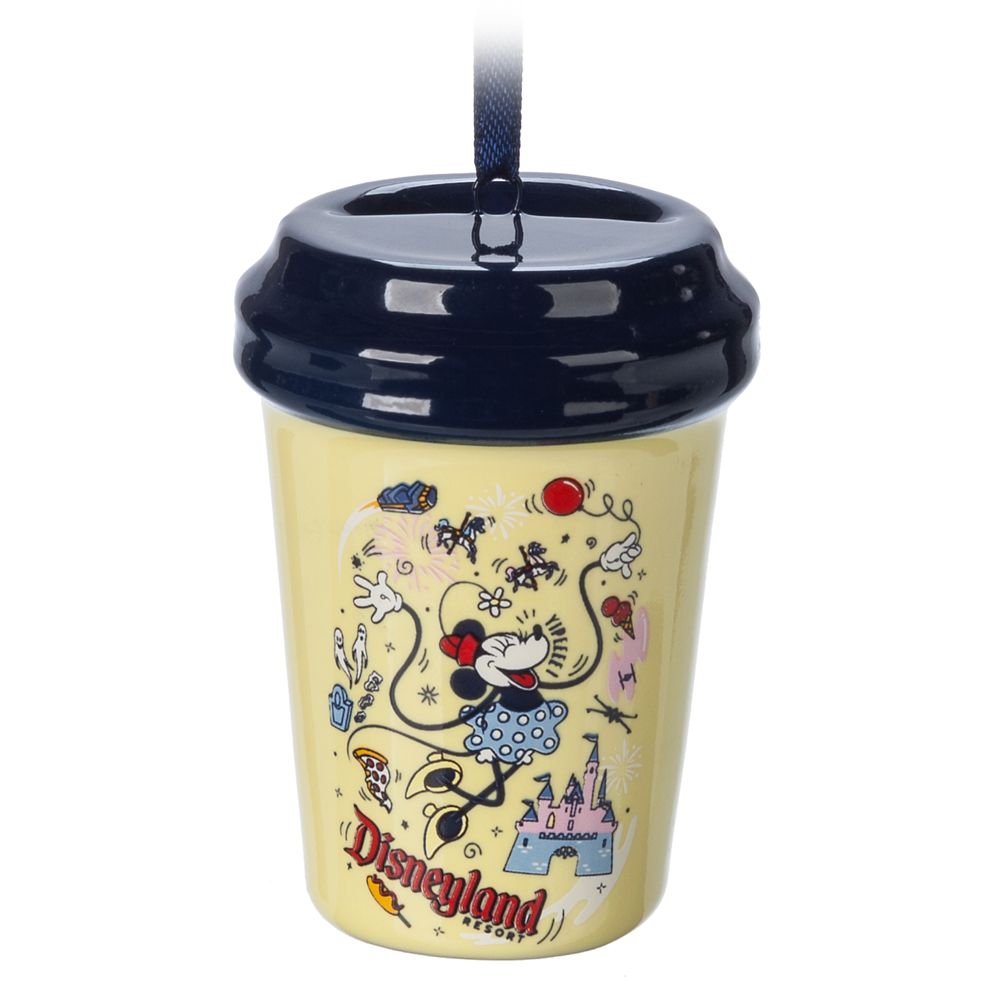Minnie Mouse Starbucks Cup Ornament  Disneyland