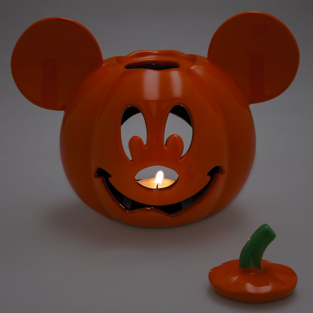 Mickey Mouse Jack-o'-Lantern Votive Candle Holder