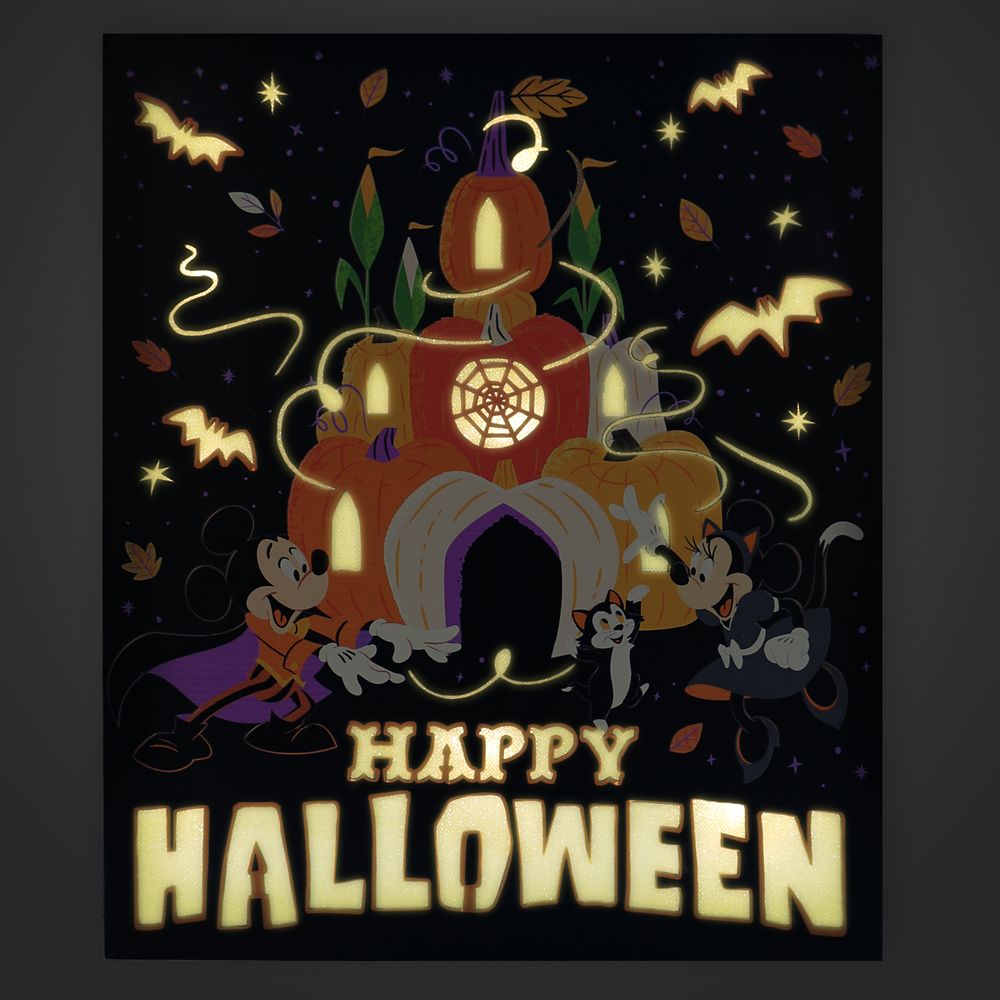 Mickey Mouse and Friends Halloween Light-Up Sign
