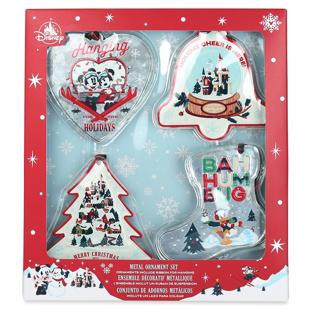 Mickey Mouse and Friends Metal Ornament Set