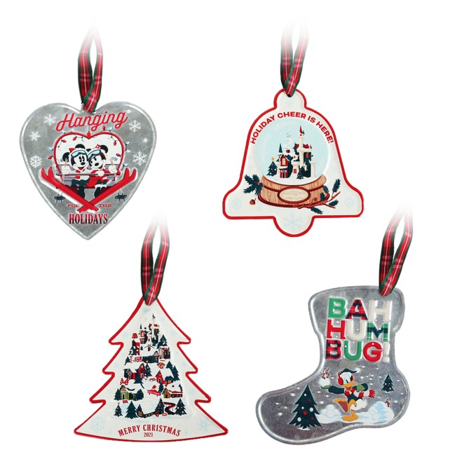 Mickey Mouse and Friends Metal Ornament Set