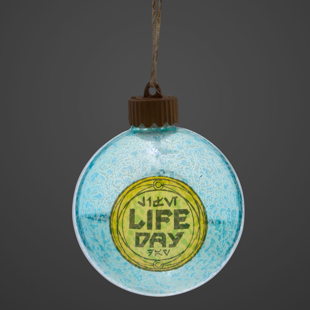 Star Wars Life Day Light-Up Glass Ball Ornament