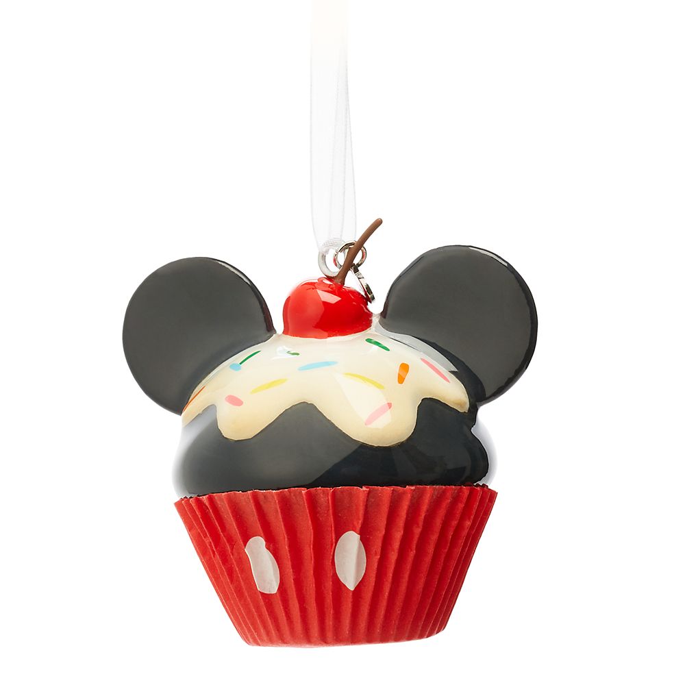 Mickey Mouse Cupcake Sketchbook Ornament