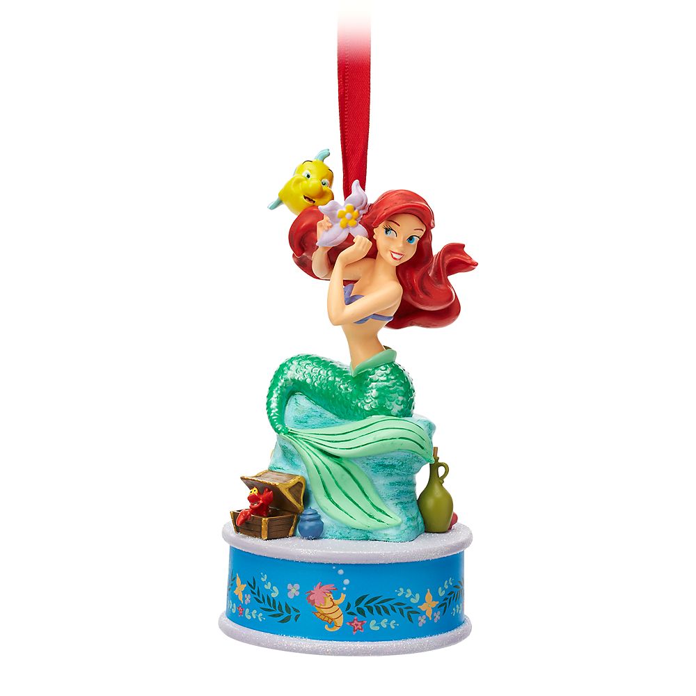 Ariel Singing Living Magic Sketchbook Ornament – The Little Mermaid ...