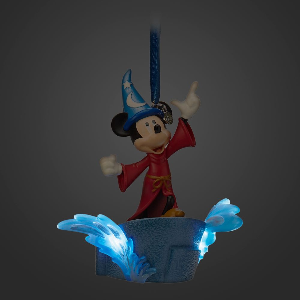 Sorcerer Mickey Mouse Light Up Living Magic Sketchbook Ornament – Fantasia