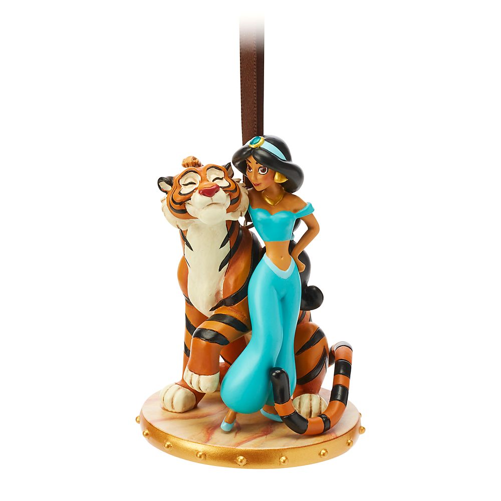 Jasmine and Rajah Sketchbook Ornament – Aladdin