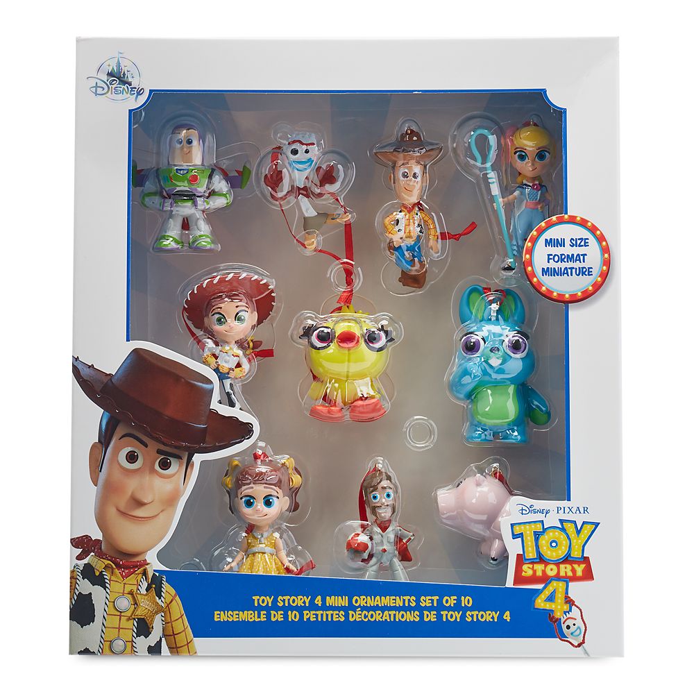 Toy Story 4 Mini Ornaments Set