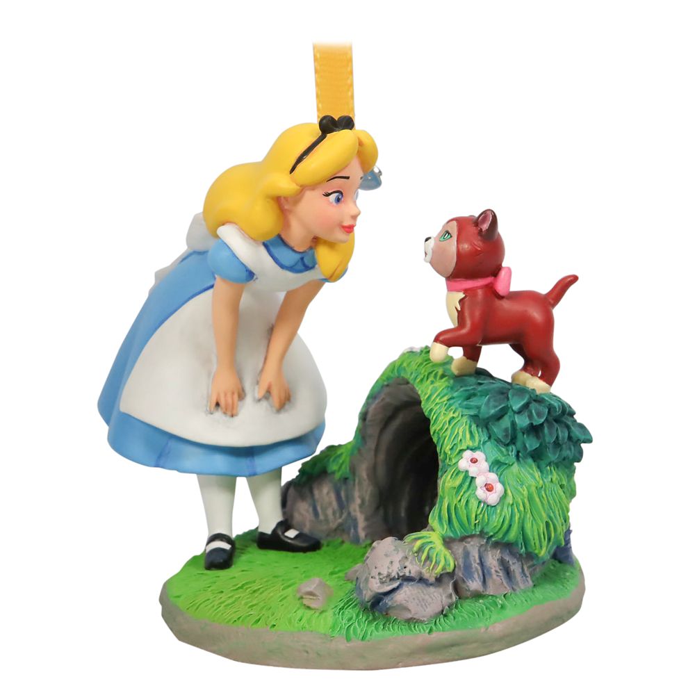 Alice and Dinah Sketchbook Ornament – Alice in Wonderland