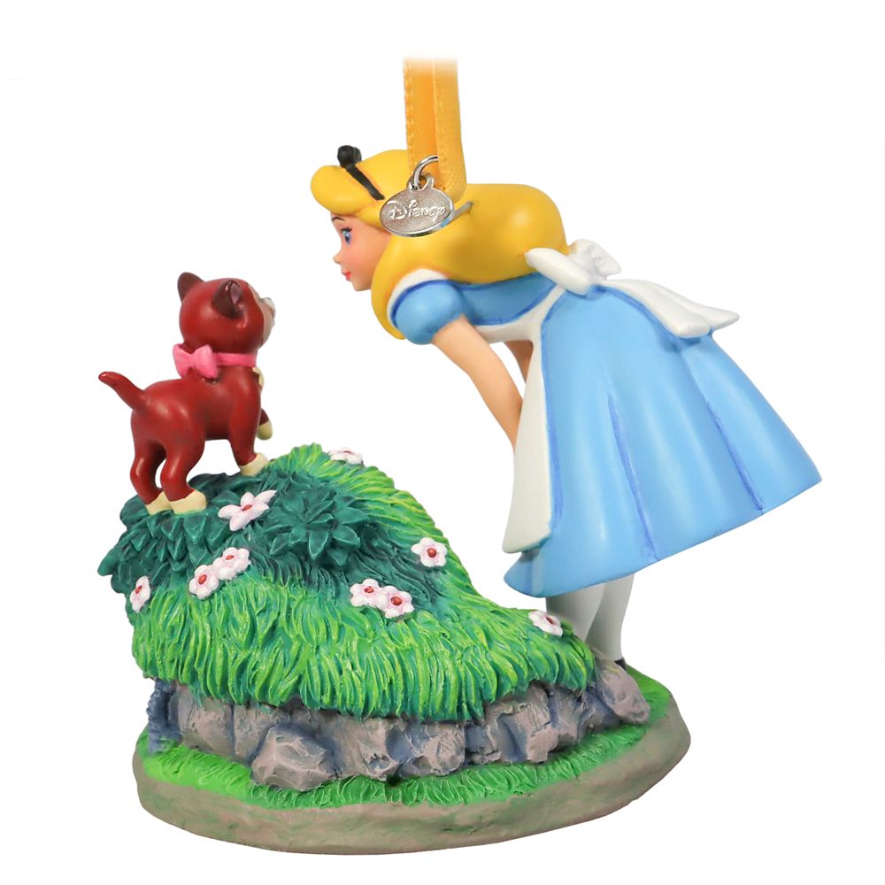 Alice and Dinah Sketchbook Ornament – Alice in Wonderland