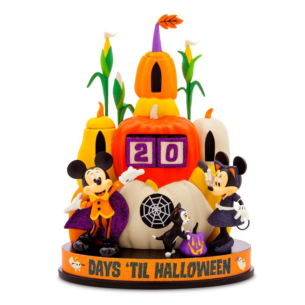 Mickey and Minnie Mouse Halloween Countdown Calendar now available for