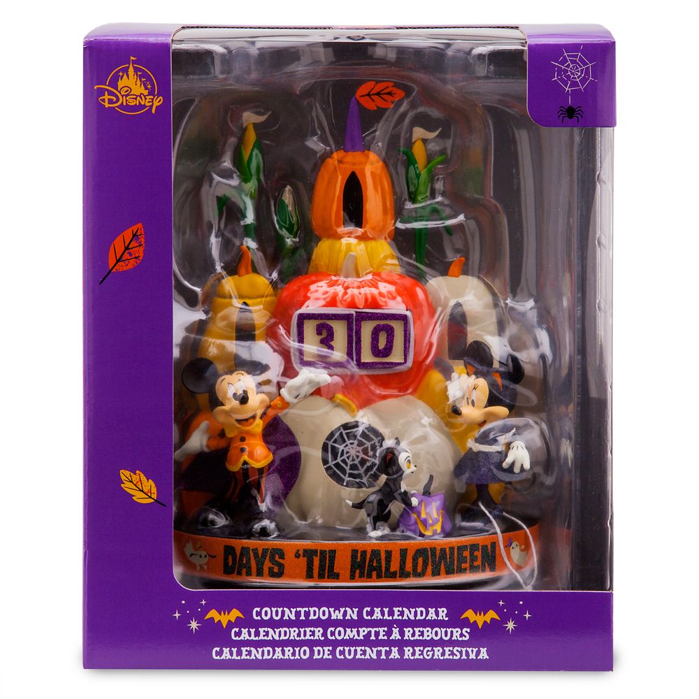 Mickey and Minnie Mouse Halloween Countdown Calendar now available for