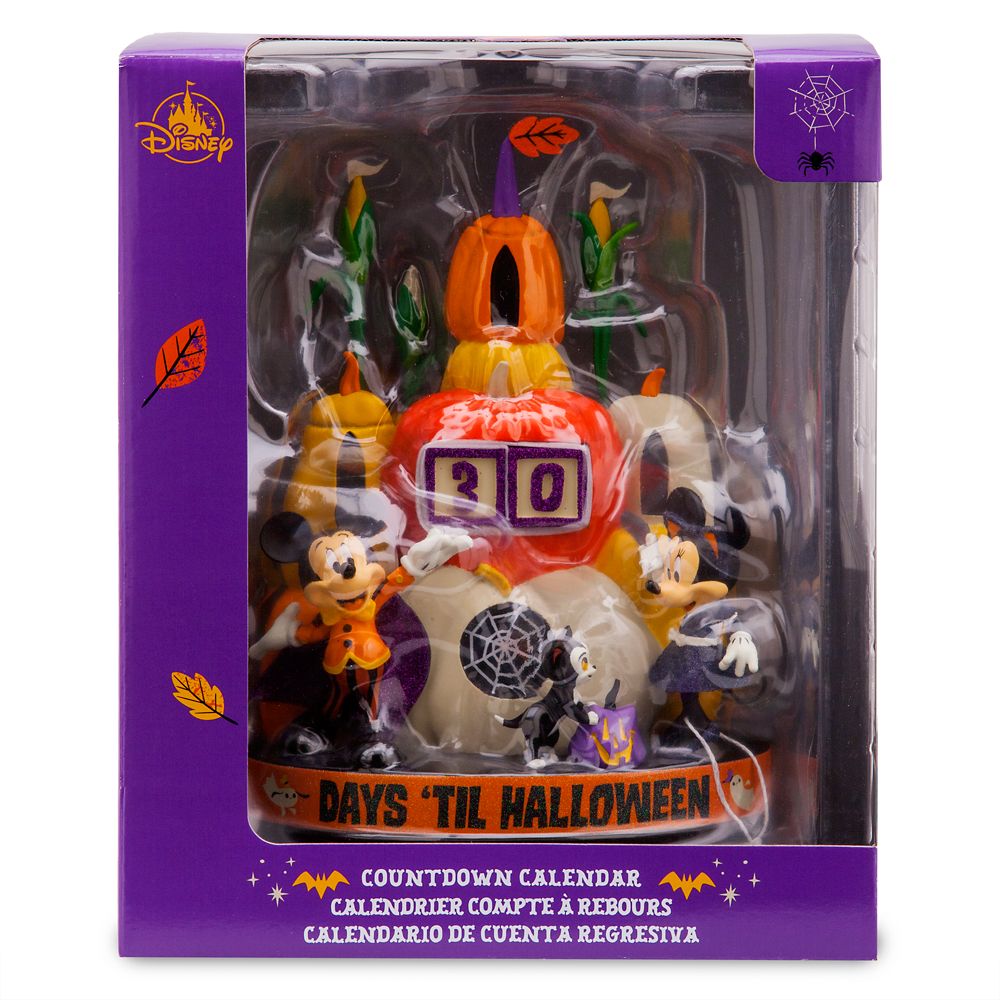 Mickey and Minnie Mouse Halloween Countdown Calendar