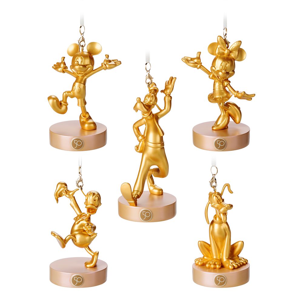 Disney Fab 50 Character Collection Ornament Set – Magic Kingdom – Walt Disney World 50th Anniversary – Buy Now