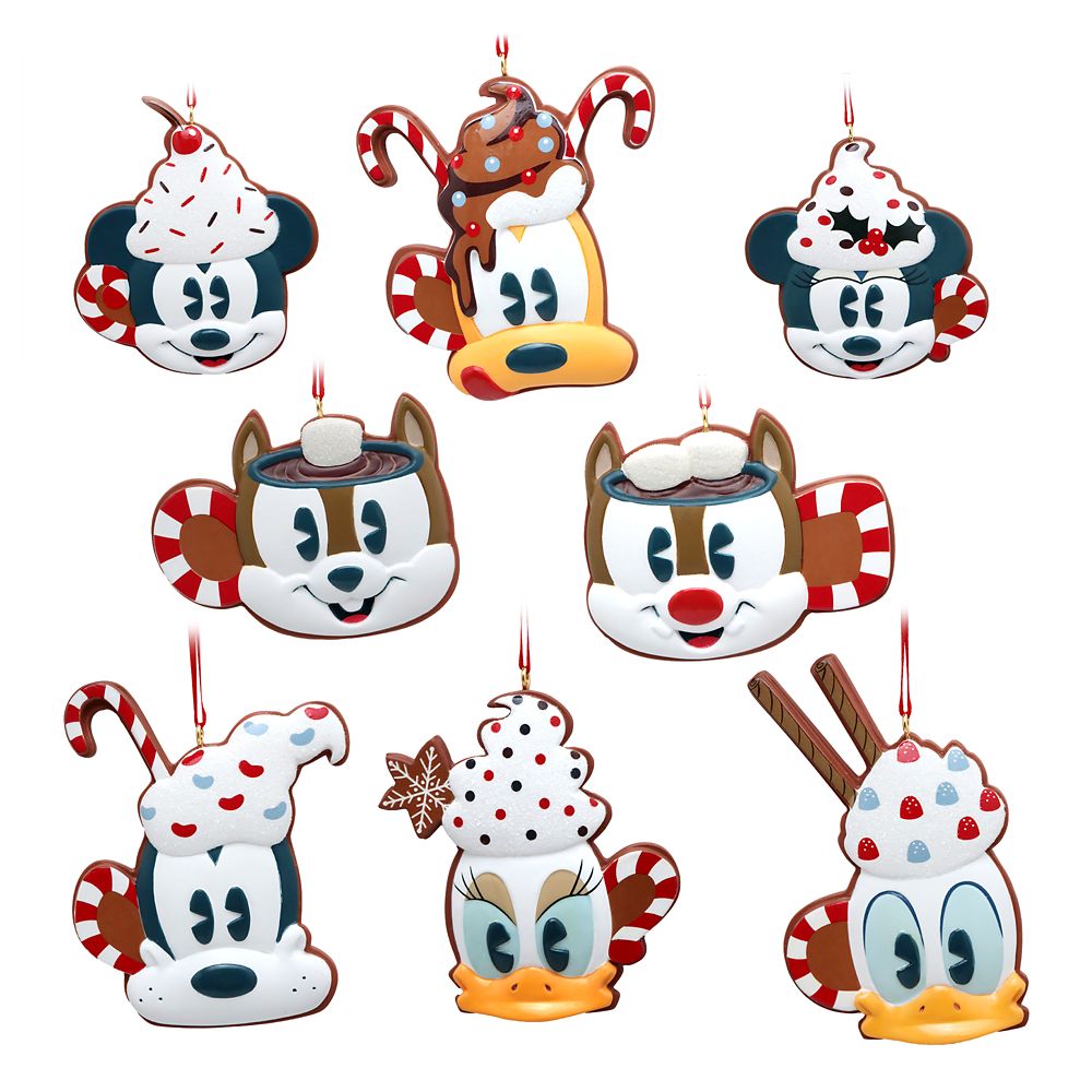 Mickey Mouse and Friends Holiday Treat Ornament Set