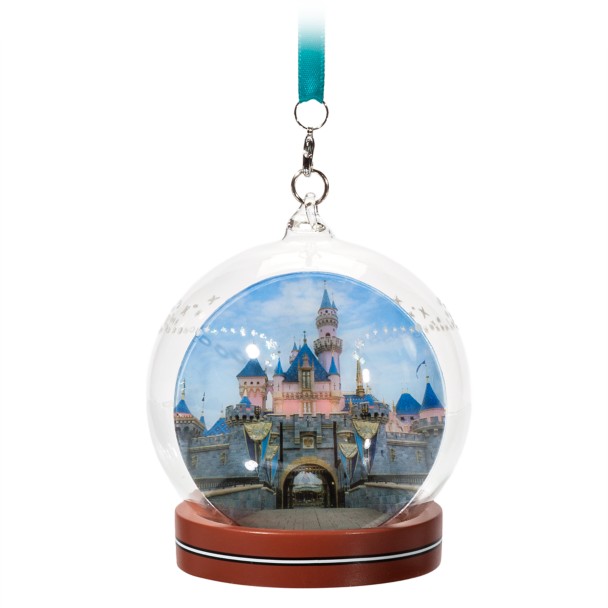 Mickey and Minnie Mouse Glass Dome Ornament – Disneyland