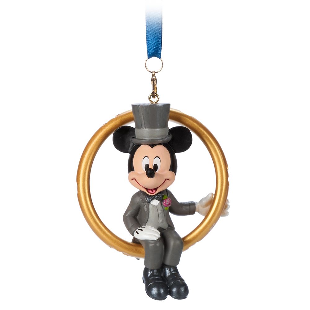 Disney Mickey Mouse Wedding Ring Ornament
