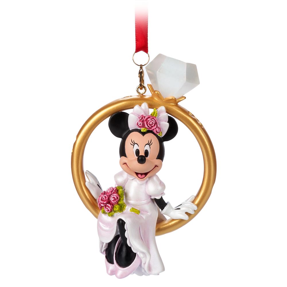 Minnie Mouse Wedding Ring Ornament | shopDisney