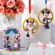 Minnie Mouse Wedding Ring Ornament