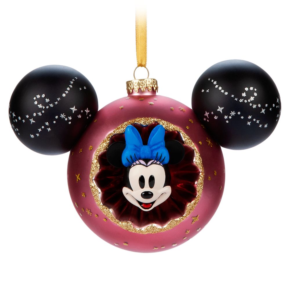 Minnie Mouse Sunburst Mouse Icon Ball Ornament Official shopDisney