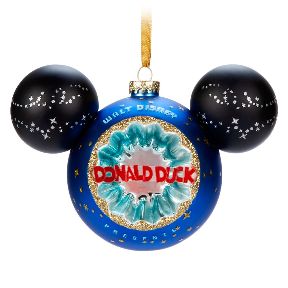 Donald Duck Sunburst Mouse Icon Ball Ornament