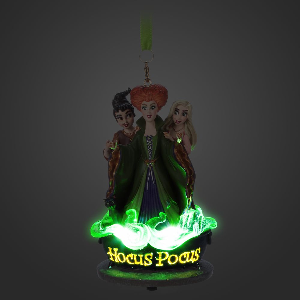 Hocus Pocus Light-Up and Sound Living Magic Sketchbook Ornament