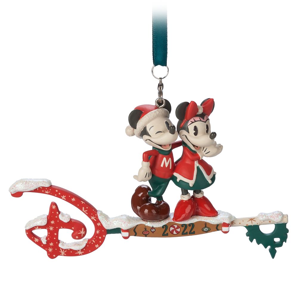 Mickey and Minnie Mouse Collectible Key 2022 Sketchbook Ornament