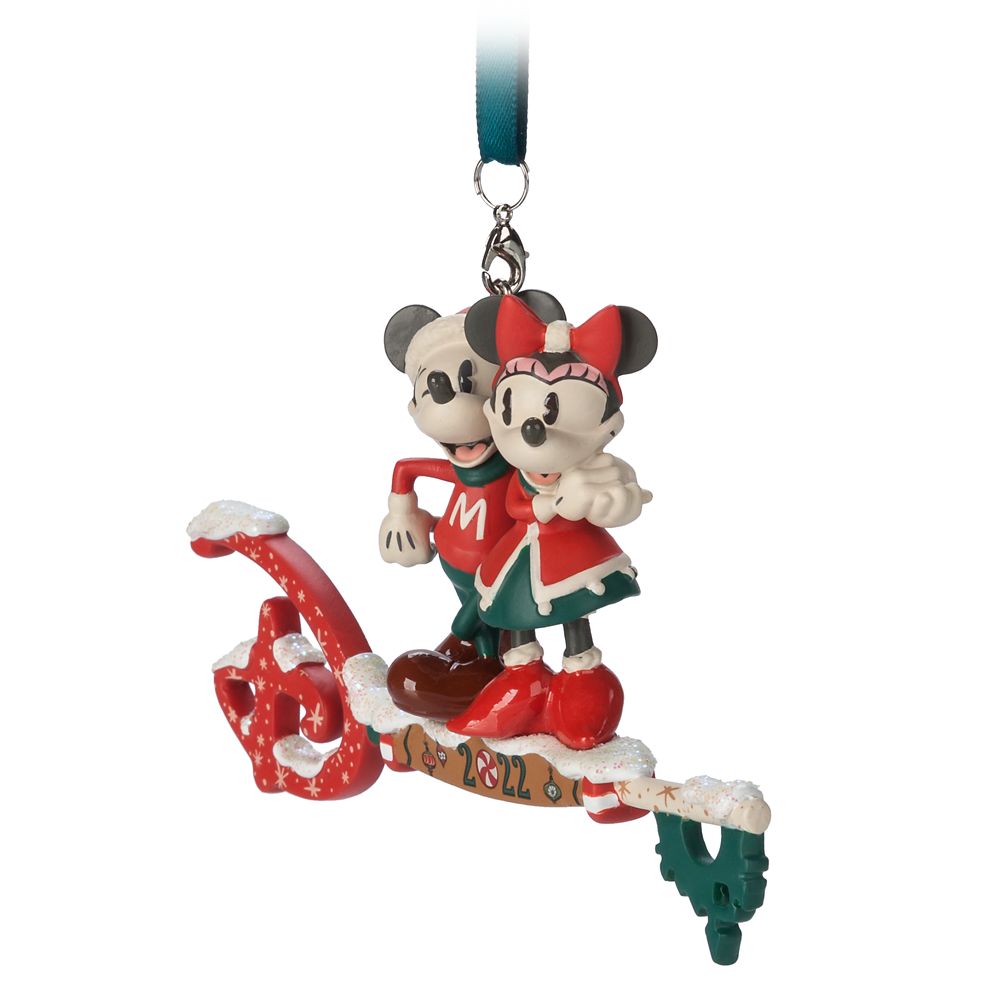 Mickey and Minnie Mouse Collectible Key 2022 Sketchbook Ornament