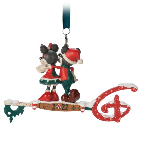 Mickey and Minnie Mouse Collectible Key 2022 Sketchbook Ornament