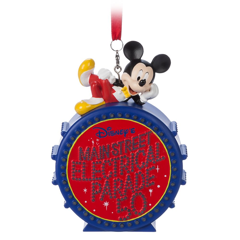 The Main Street Electrical Parade 50th Anniversary Light-Up Living Magic Sketchbook Ornament now out