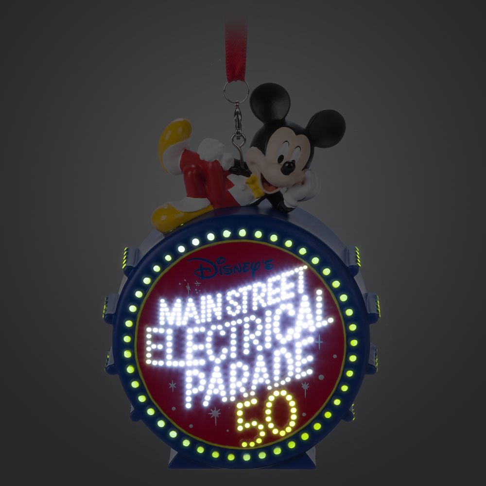 The Main Street Electrical Parade 50th Anniversary Light-Up Living Magic Sketchbook Ornament