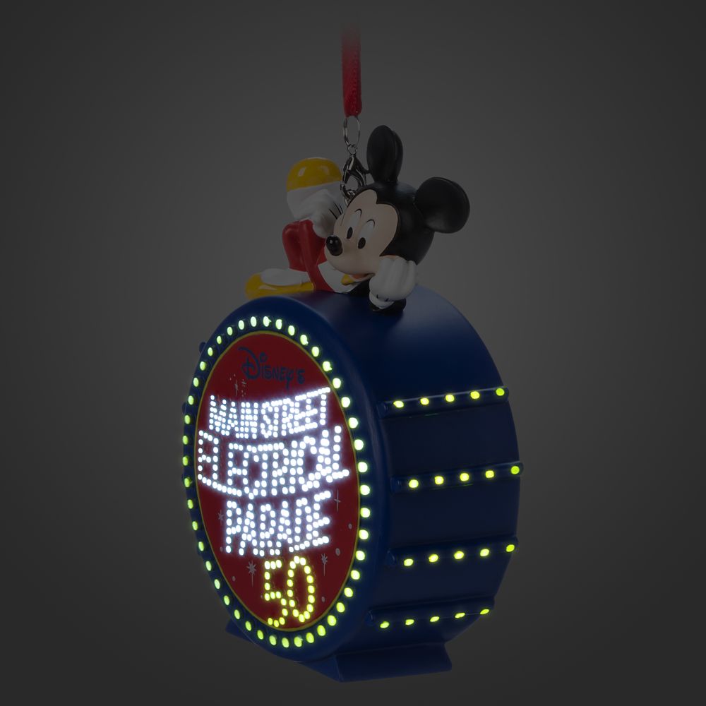 The Main Street Electrical Parade 50th Anniversary Light-Up Living Magic Sketchbook Ornament