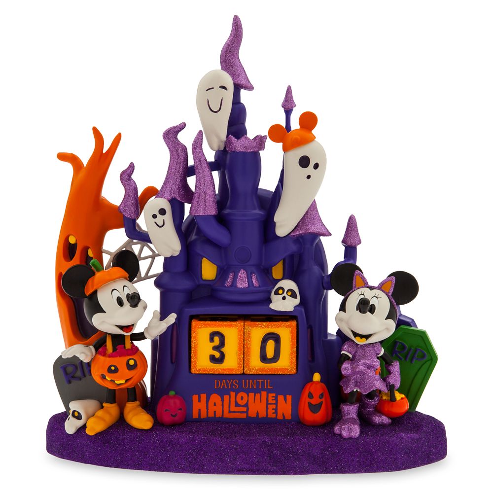 Mickey and Minnie Mouse Halloween Countdown Calendar