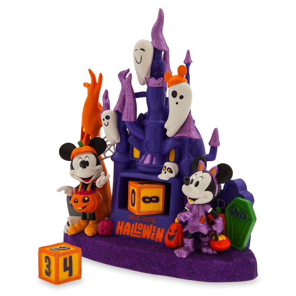 Mickey and Minnie Mouse Halloween Countdown Calendar