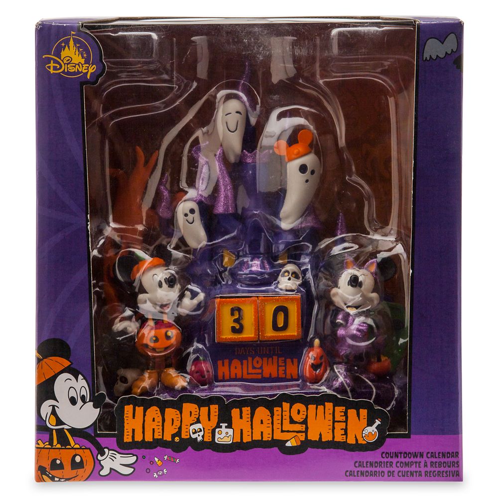 Mickey and Minnie Mouse Halloween Countdown Calendar