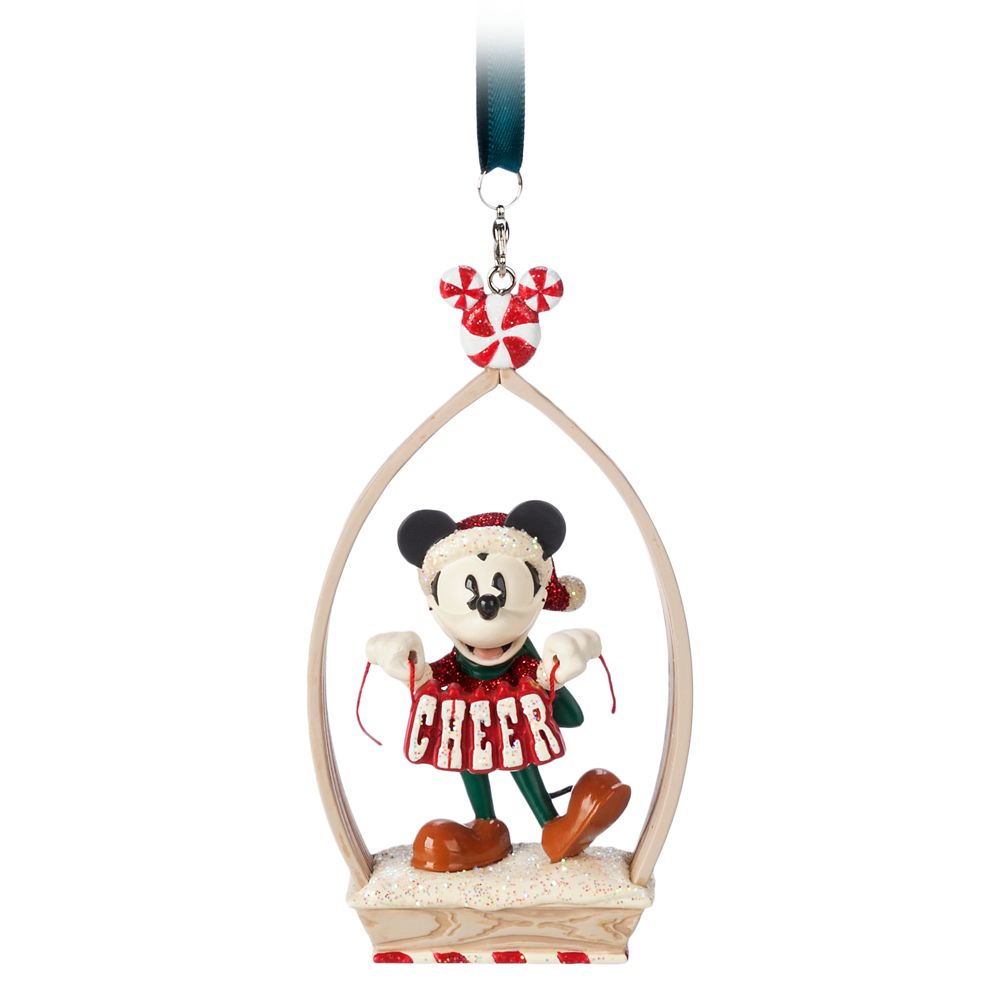 Mickey Mouse Holiday ”Cheer” Sketchbook Ornament available online for purchase