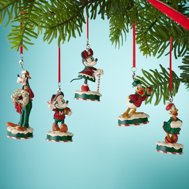 Mickey Mouse and Friends Christmas Sketchbook Ornament Set