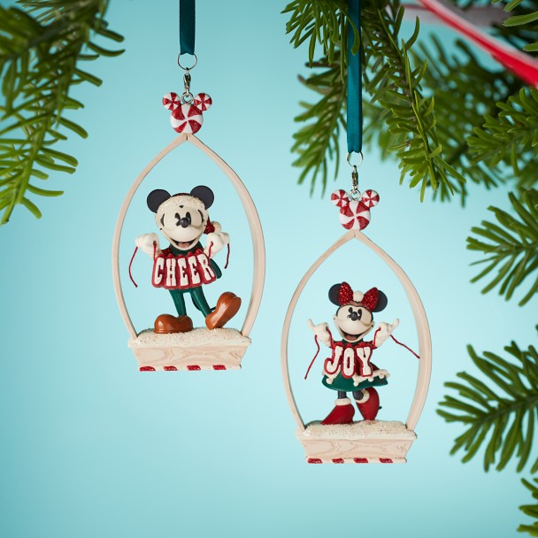 Minnie Mouse Holiday ''Joy'' Sketchbook Ornament