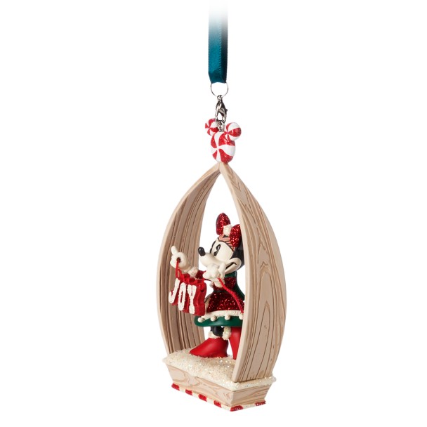Minnie Mouse Holiday ''Joy'' Sketchbook Ornament