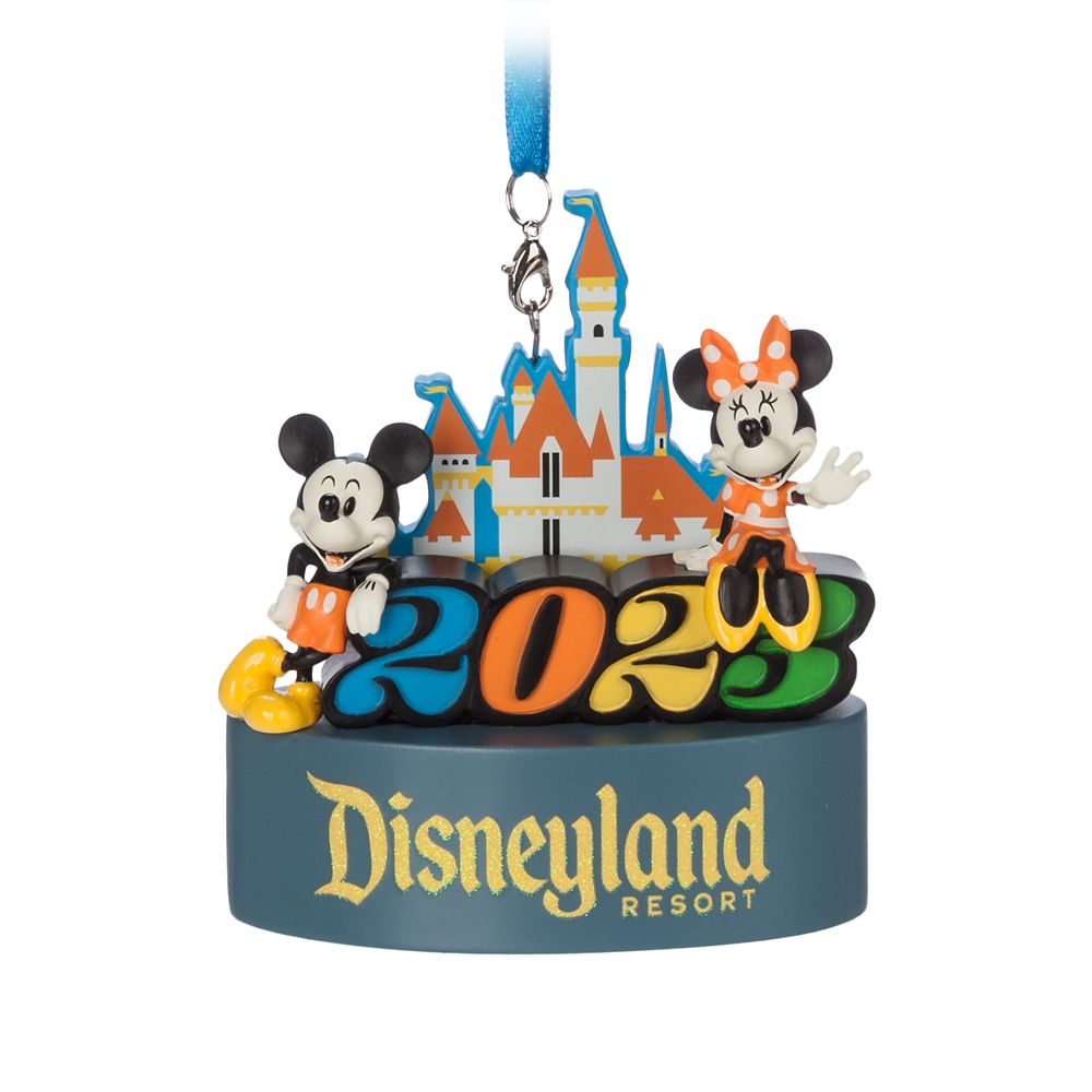 Mickey and Minnie Mouse Light-Up Ornament  Disneyland 2023