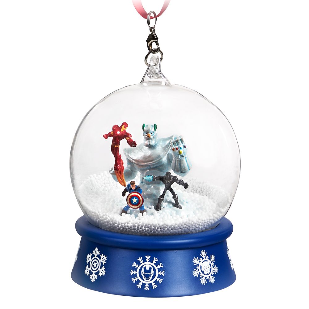 Marvel's Avengers Mini Snow Globe Sketchbook Ornament
