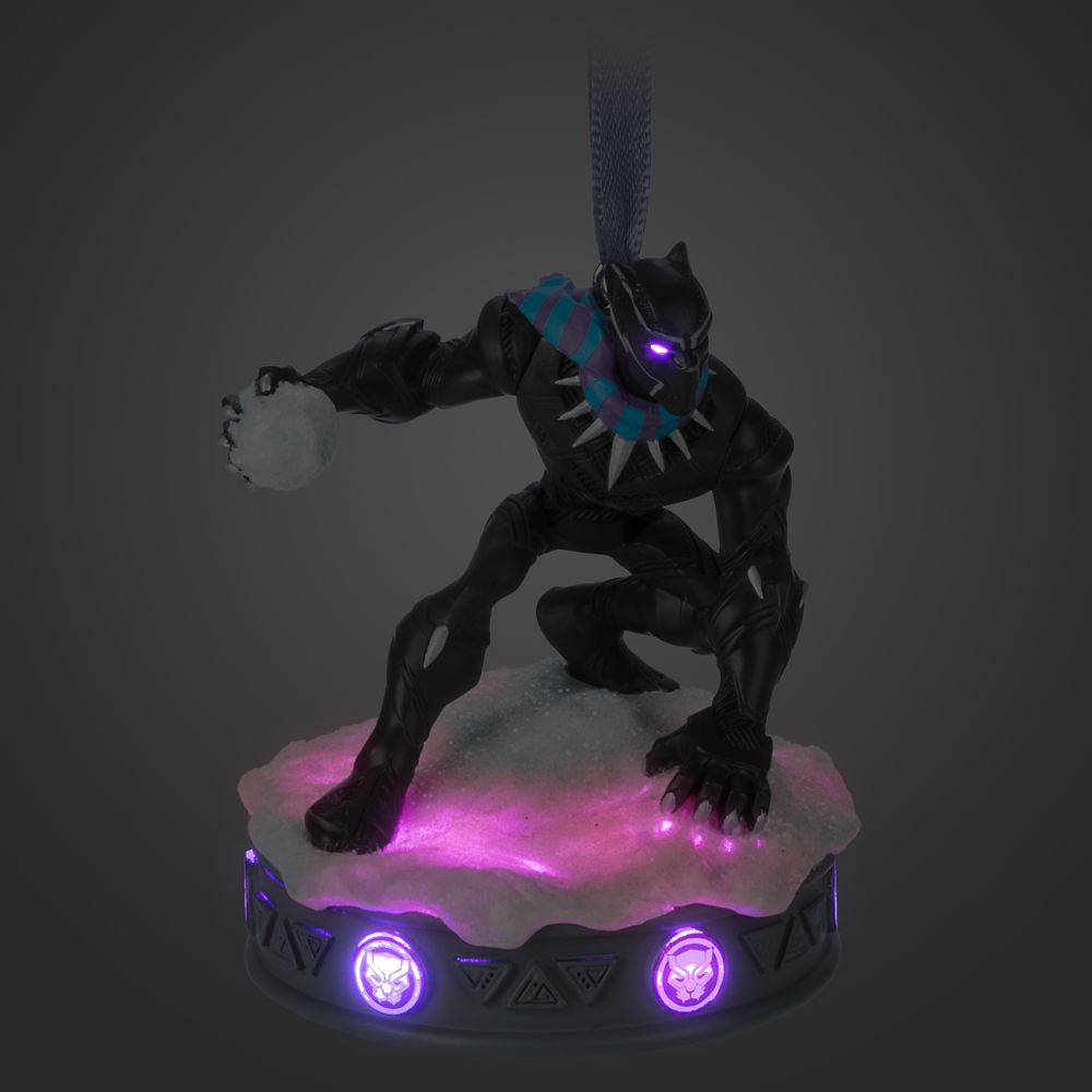 Black Panther Light-Up Living Magic Sketchbook Ornament