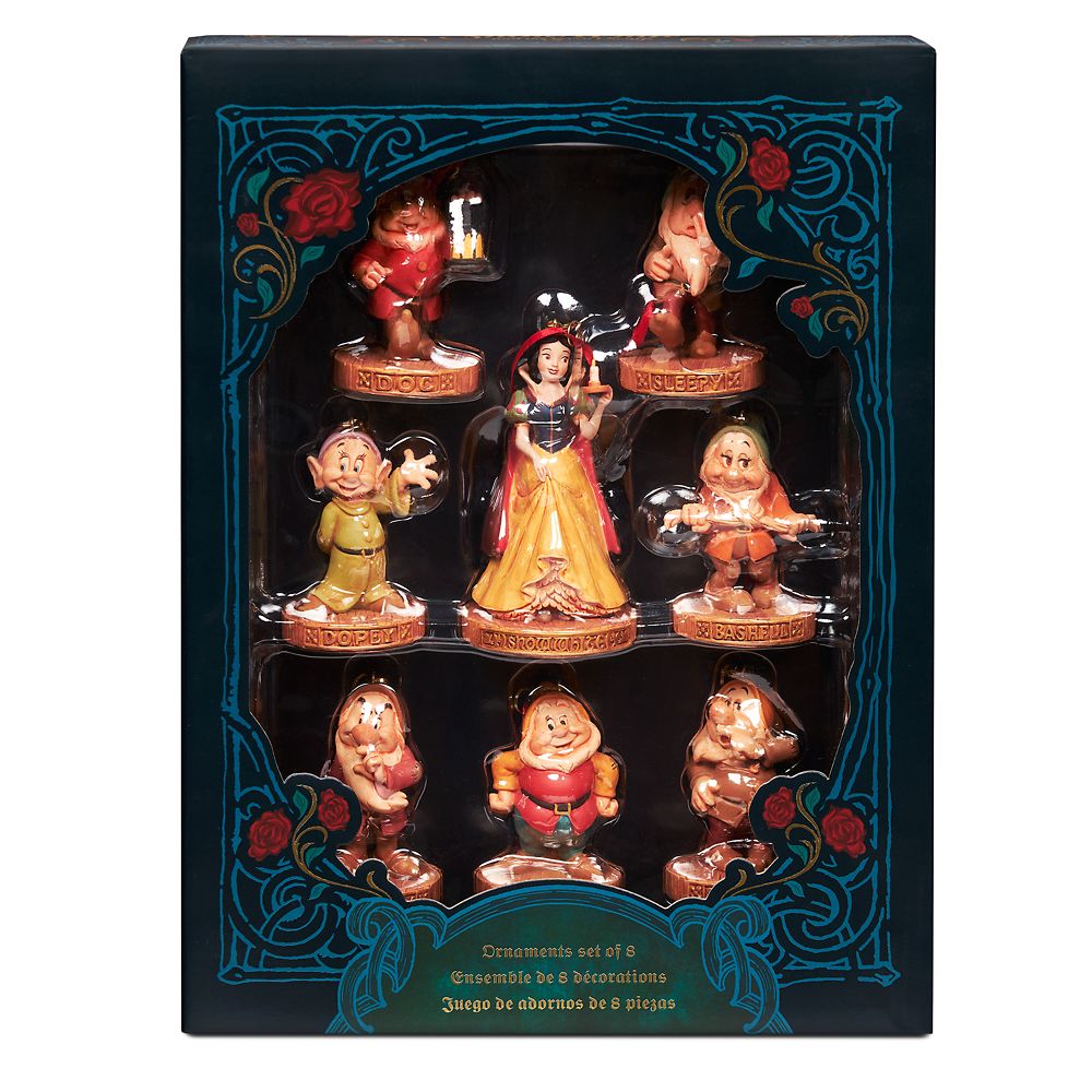 Snow White and the Seven Dwarfs 85th Anniversary Sketchbook Ornament Set