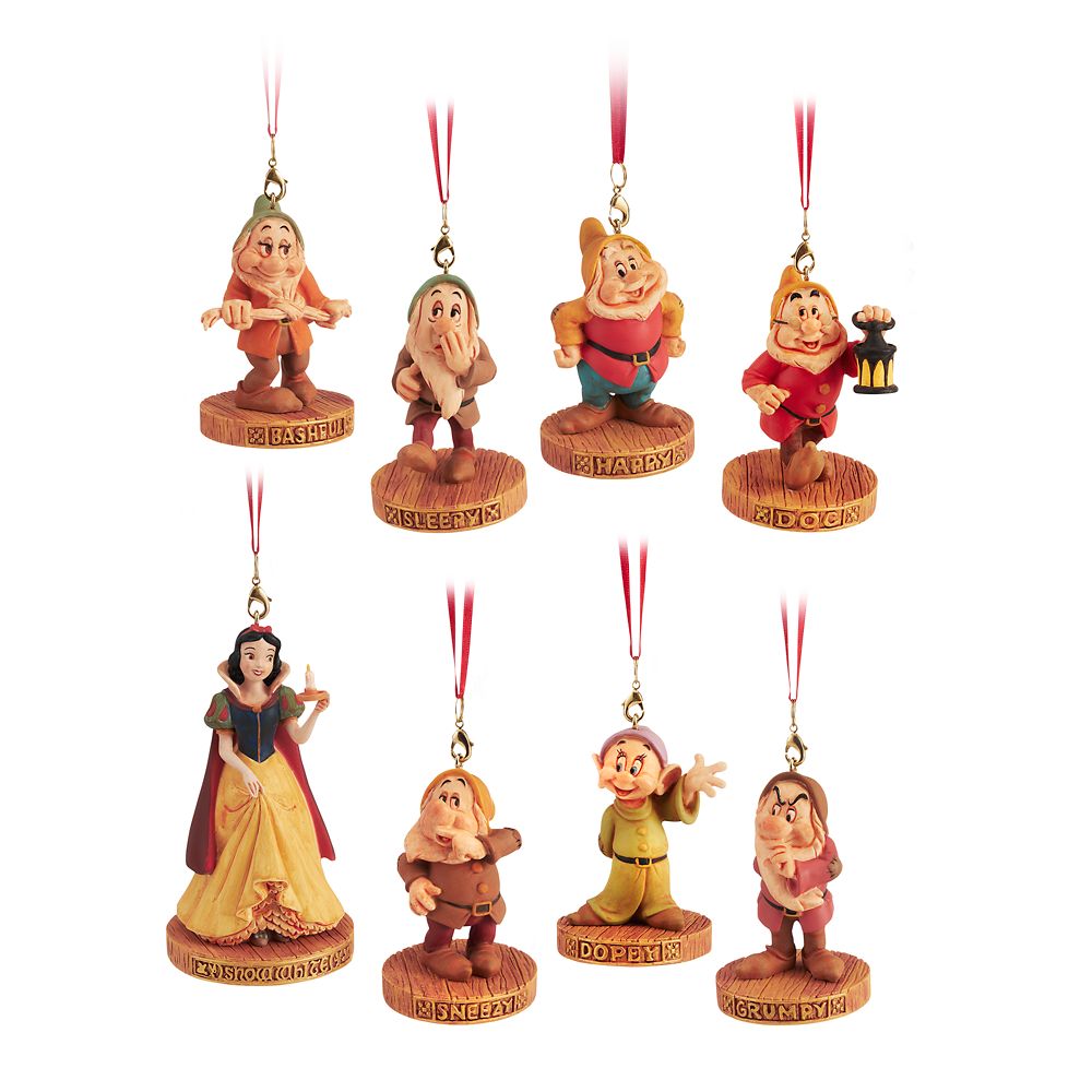 Snow White and the Seven Dwarfs 85th Anniversary Sketchbook Ornament Set