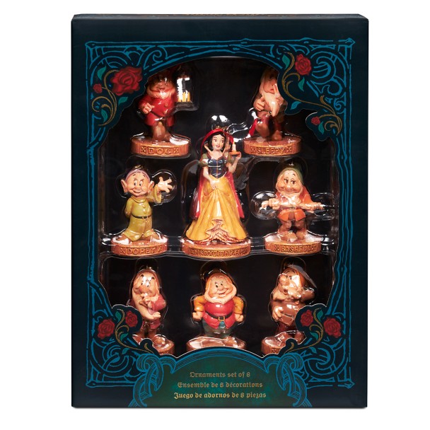 Snow White and the Seven Dwarfs 85th Anniversary Sketchbook Ornament Set
