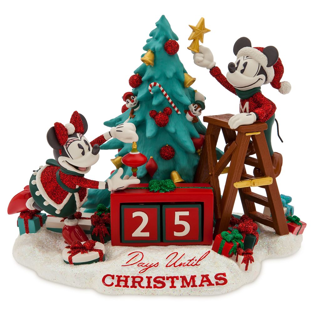 Mickey and Minnie Mouse Holiday Countdown Calendar