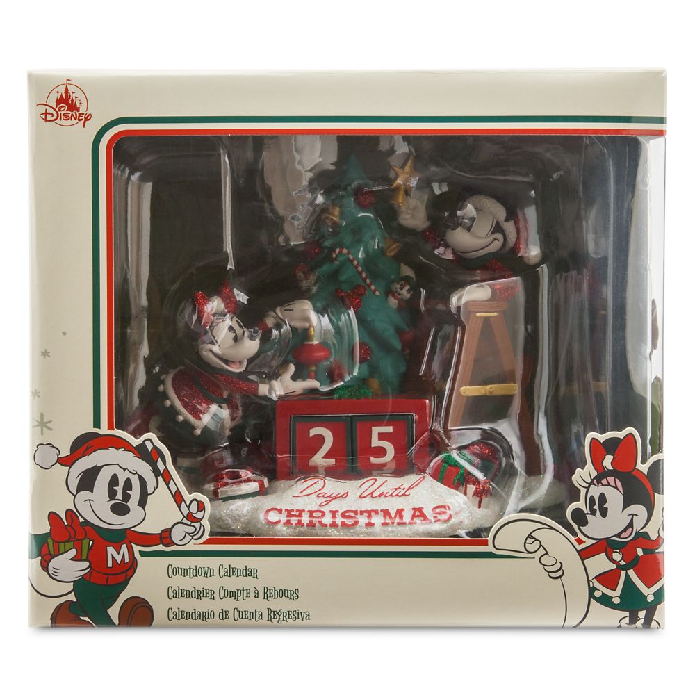 Mickey and Minnie Mouse Holiday Countdown Calendar