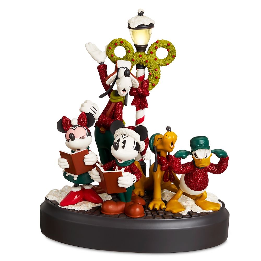 Mickey Mouse and Friends Holiday Light-Up Musical Figurine