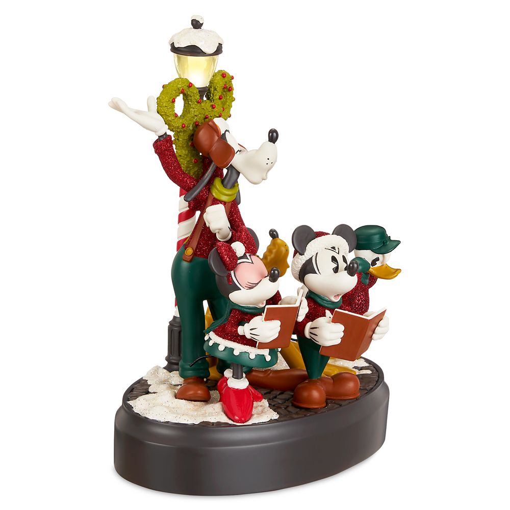 Mickey Mouse and Friends Holiday Light-Up Musical Figurine