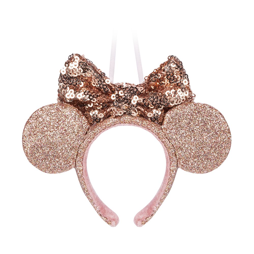 Minnie Mouse Ear Headband Sketchbook Ornament – Briar Rose Gold